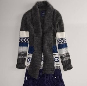 ISO American Eagle Fair Isle Cardigan